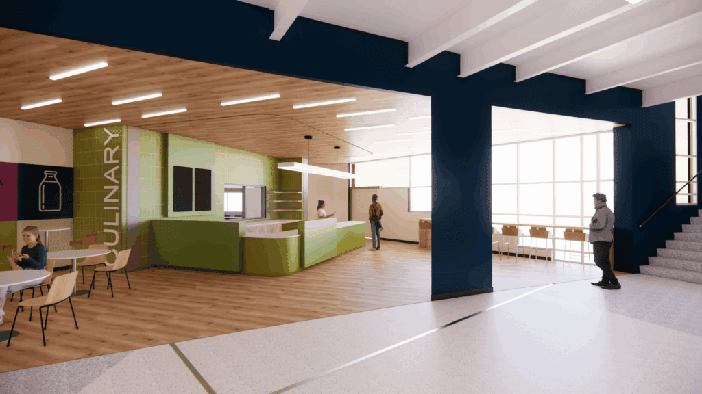 Pathways at Overland Culinary pathway area