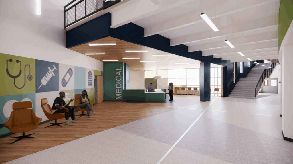 Pathways at Overland medical pathway area