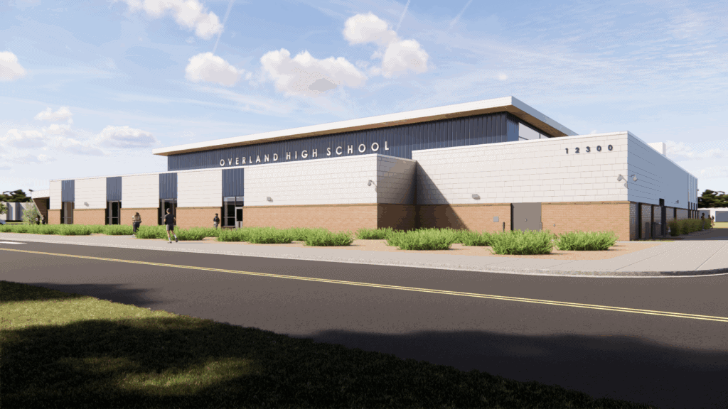 OHS new pool natatorium exterior view